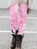 Fashion Pattern Elastic Leggings Trendy Women Angelwarriorfitness.com