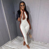 Hot Sale Sexy Sleeveless Halterneck Color Matching Sports Jumpsuit For Autumn And Winter Angelwarriorfitness.com