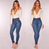 Autumn high selling ladies jeans waist sexy female skinny jean Angelwarriorfitness.com