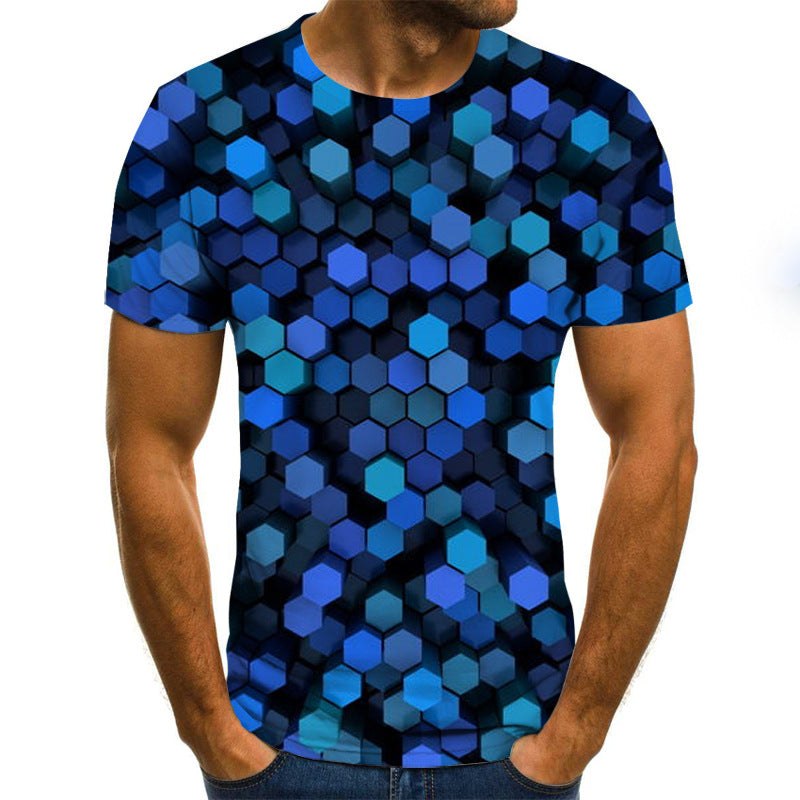 Men's printed T-shirt Angelwarriorfitness.com