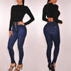 Autumn high selling ladies jeans waist sexy female skinny jean Angelwarriorfitness.com