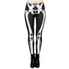 3D digital human skeleton Print Leggings Angelwarriorfitness.com