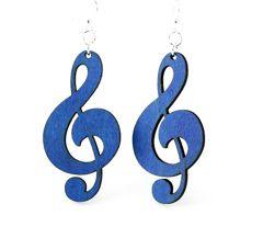 Treble Clef Earrings # 1303 Angelwarriorfitness.com