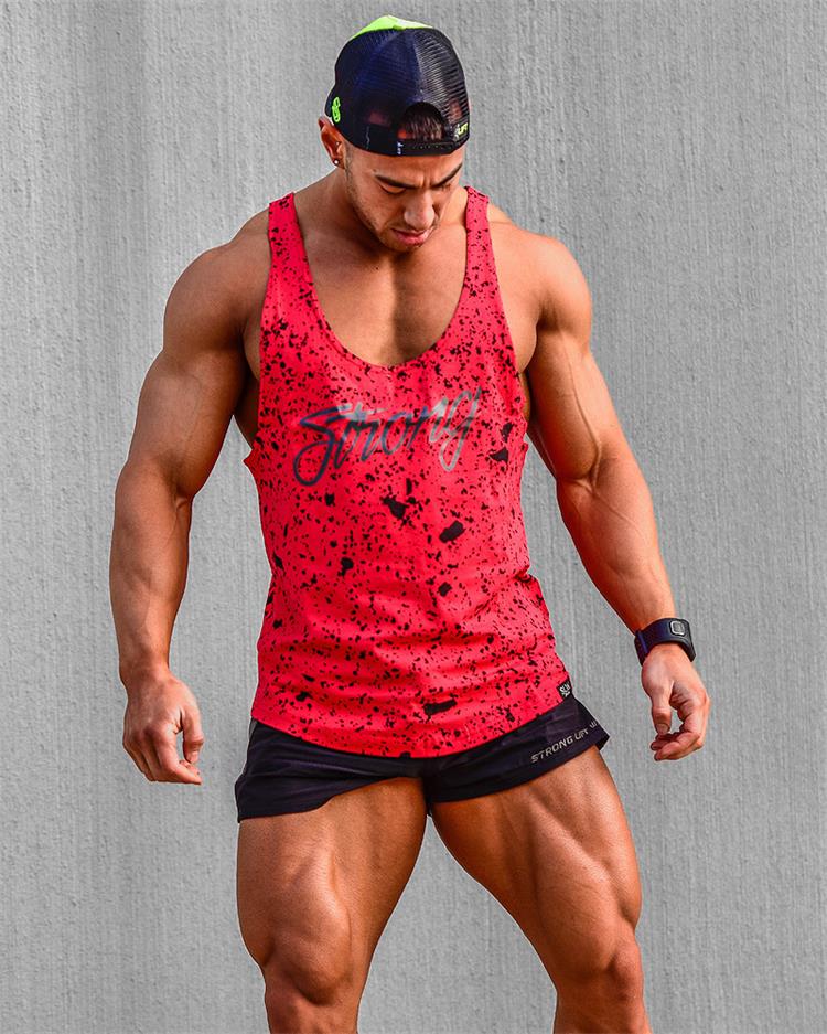 Muscle brothers running sports race vest Angelwarriorfitness.com