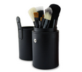 Niya supply 12 makeup sweep set cylinder set brush PU storage makeup tube beauty makeup hair brush eyebrow pencil Angelwarriorfitness.com