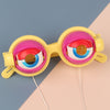 Crazy Eyes Glasses Toy Supplies Kids Party Favor Funny Pranks Glasses Angelwarriorfitness.com