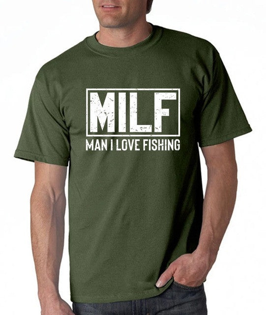 Milf Man I Love Fishing New Mens Shirt Sea Loves Fishes Rod Angelwarriorfitness.com