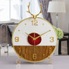 Modern Minimalist Living Room Desktop Decoration Ornaments Creative Agate Mute Clock Angelwarriorfitness.com