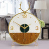 Modern Minimalist Living Room Desktop Decoration Ornaments Creative Agate Mute Clock Angelwarriorfitness.com