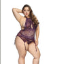 Lace plus size bodysuit Angelwarriorfitness.com