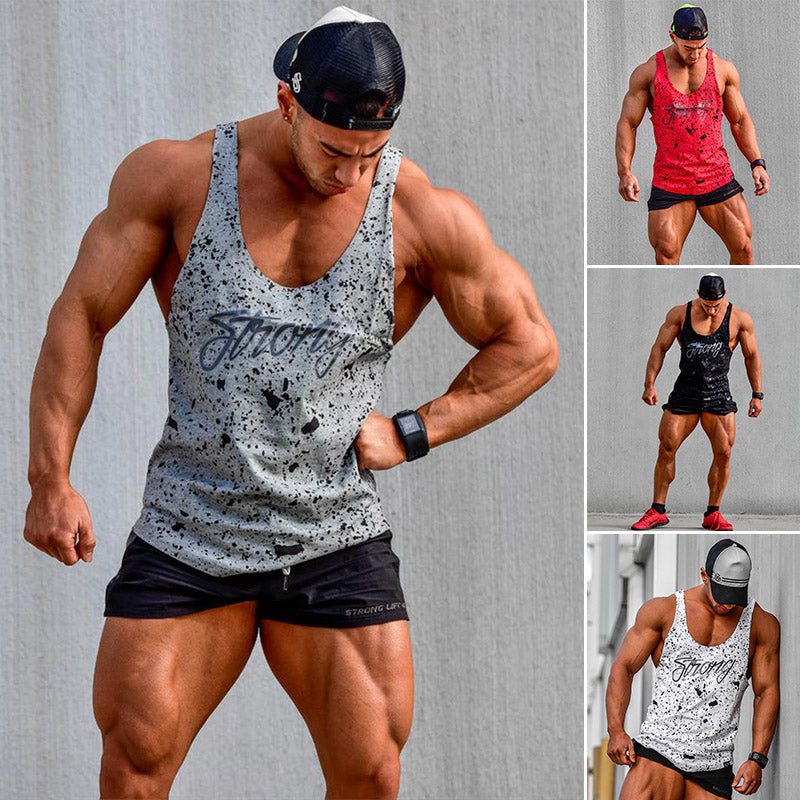 Muscle brothers running sports race vest Angelwarriorfitness.com