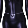 Rhinestone Wings Heart Multilayer Waist Chain Angelwarriorfitness.com