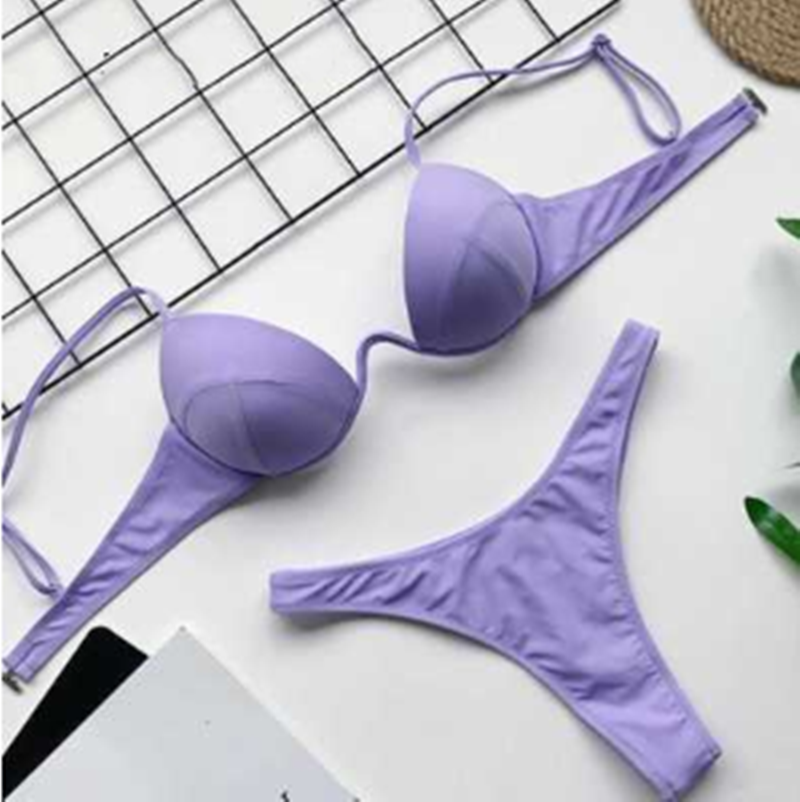 Solid color Bikini Angelwarriorfitness.com