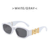 Retro Cutting Lens Gradient Square Sun Glasses UV400 Angelwarriorfitness.com