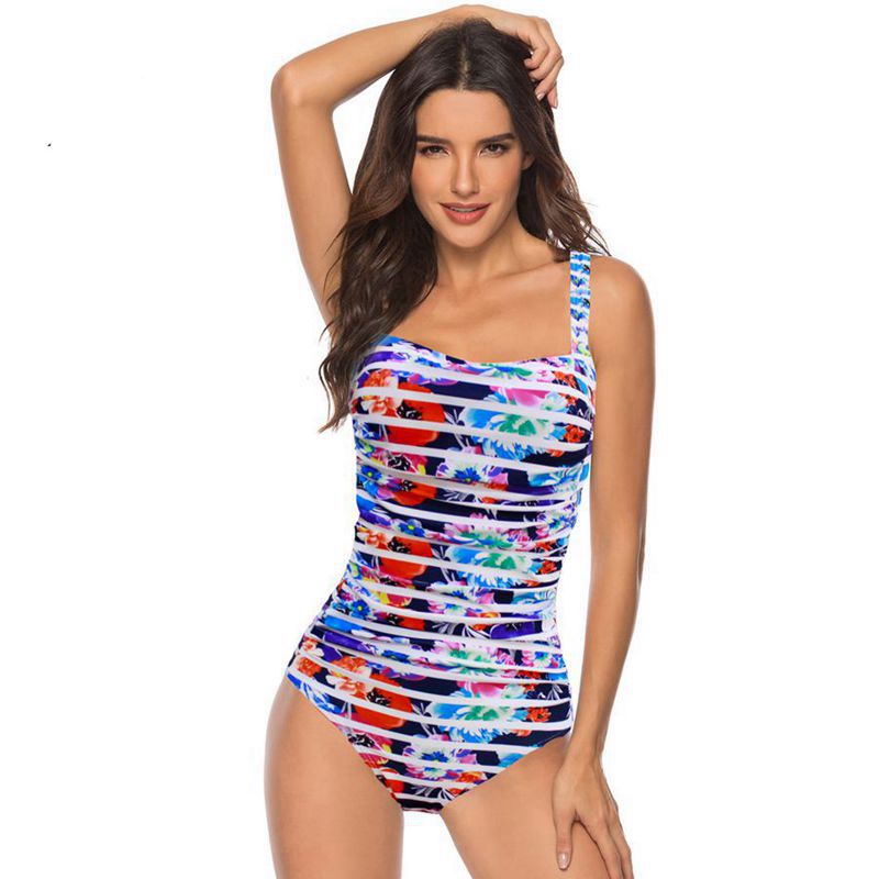 Women's swimwear with solid shoulder straps Angelwarriorfitness.com
