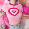 Mori Girl Love Sweetprinted Cotton Short-sleeved T-shirt Female Angelwarriorfitness.com