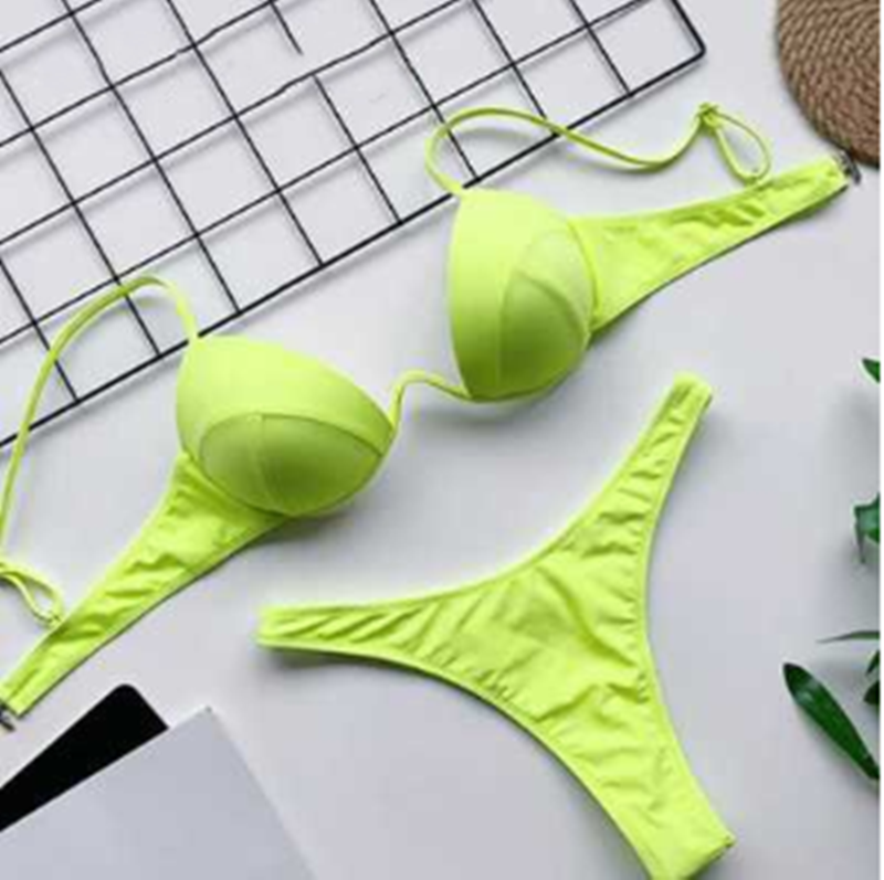 Solid color Bikini Angelwarriorfitness.com