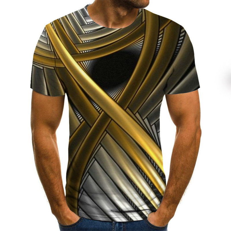 Men's printed T-shirt Angelwarriorfitness.com