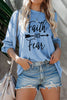Faith OVER Fear Shirt Angelwarriorfitness.com