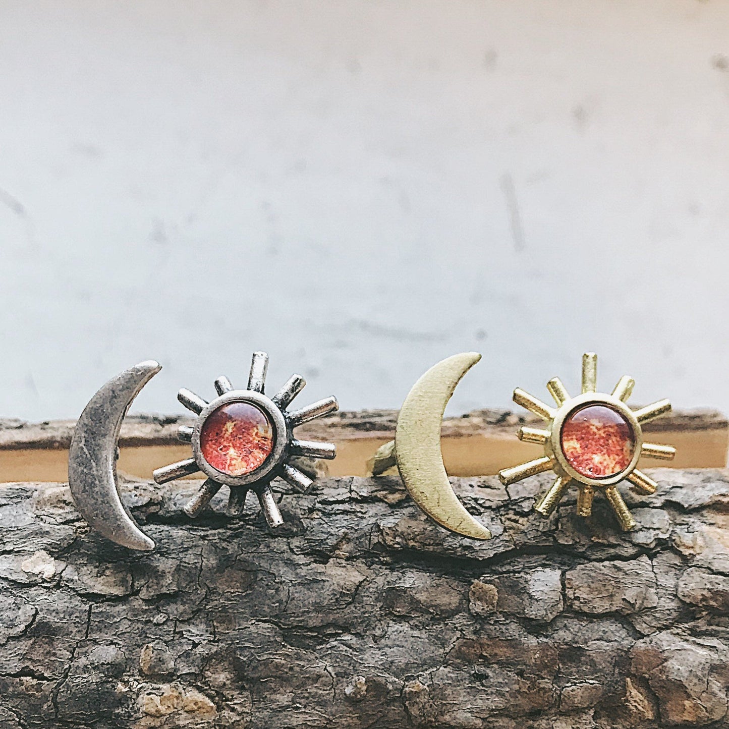 Sun and Moon Sculptural Statement Ring Angelwarriorfitness.com