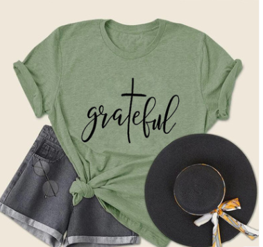 Grateful Christian T-shirt Angelwarriorfitness.com