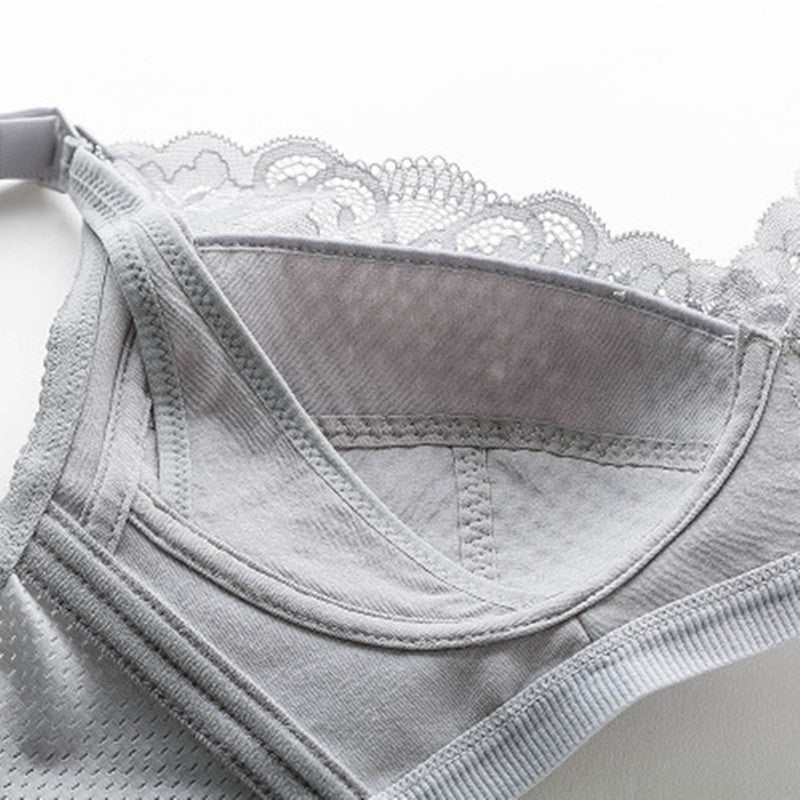 Plus size lace nursing bra Angelwarriorfitness.com