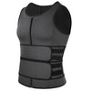 Men Waist Trainer Tank Tops Shapewear Slimming Body Shaper Compression Shirt Underwear for Weight Loss Workout Sauna Sweat Vest Angelwarriorfitness.com
