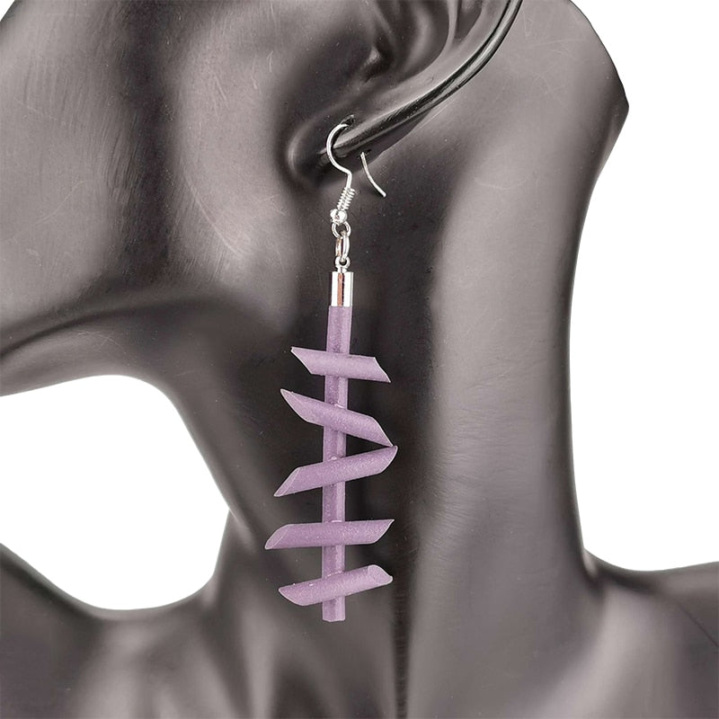 UKEBAY New Gothic Pendant Necklaces Women Punk Sweater Chains 3 Necklaces Strange Jewelry Handmade Rubber Jewelry Torques Rope Angelwarriorfitness.com