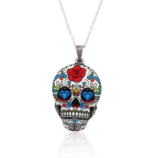 Sugar Skull vintage Pendant Angelwarriorfitness.com