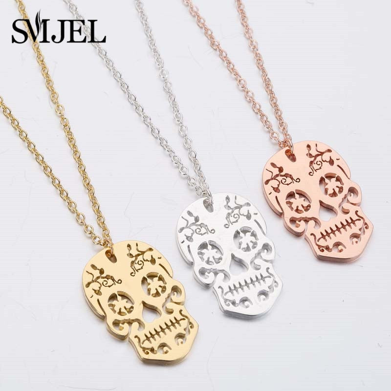 Sugar Skull vintage Pendant Angelwarriorfitness.com