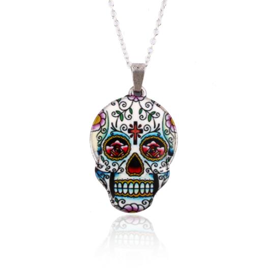Sugar Skull vintage Pendant Angelwarriorfitness.com
