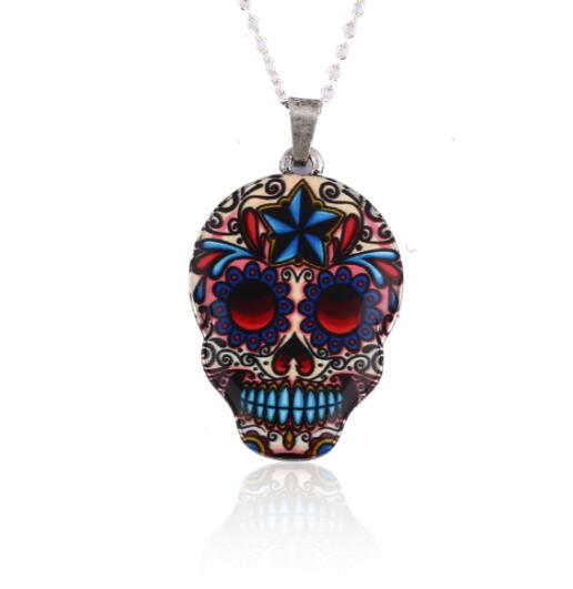 Sugar Skull vintage Pendant Angelwarriorfitness.com