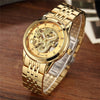 Luxury Dragon Skeleton Automatic Mechanical Watches For Men Wrist Watch Stainless Steel Strap Gold Clock Waterproof Mens relogio Angelwarriorfitness.com