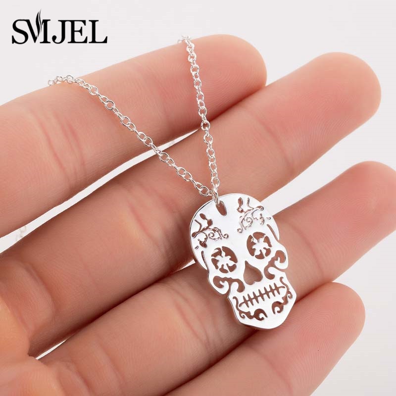 Sugar Skull vintage Pendant Angelwarriorfitness.com