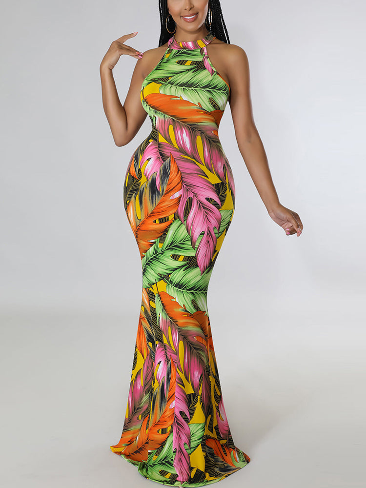 Women Sleeveless Elegant Summer Boho Beach Dress Angelwarriorfitness.com