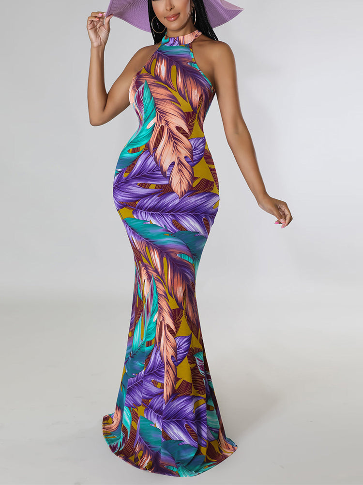 Women Sleeveless Elegant Summer Boho Beach Dress Angelwarriorfitness.com