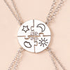 Jigsaw Puzzle Sun Cloud Star Moon Rhinestone Necklaces For Best Friends Sisters Brothers Angelwarriorfitness.com