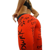 Slim Slimming Printed Yoga Pencil Pants Leggings Angelwarriorfitness.com