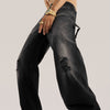 Mens Washed Destroy Babes Vintage Couple Cargo Pants Angelwarriorfitness.com