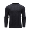 Fashion Men Solid Color Warm Jacquard Men Sweater Angelwarriorfitness.com