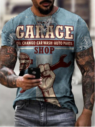 Adult 3D Digital Printing T-Shirt Short-Sleeved T-Shirt Top Angelwarriorfitness.com