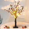 Tree Lights Dotted With Cherries, 24 Warm White LED Lights 1.5 Feet High Angelwarriorfitness.com