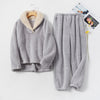 Flannel Pajamas Pajamas Set Thickening Couples Home Service Angelwarriorfitness.com