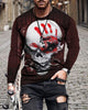 Mens Letter Crew Neck Slim Fit Casual Print T Shirt Angelwarriorfitness.com