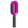 Self Cleaning Hair Brush For Women One-key Cleaning Hair Loss Airbag Massage Scalp Comb Anti-Static Hairbrush Angelwarriorfitness.com