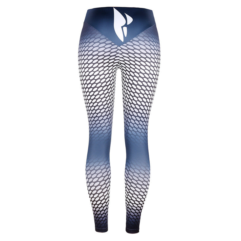 Spot printed yoga leggings Angelwarriorfitness.com