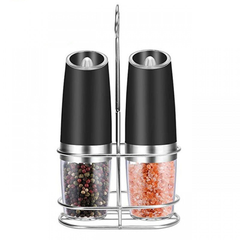 Electric Gravity Pepper Grinder Salt Grinder  Adjustable Coarseness Angelwarriorfitness.com