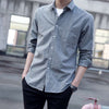Men's Long sleeve Slim Fit casual Shirt Angelwarriorfitness.com