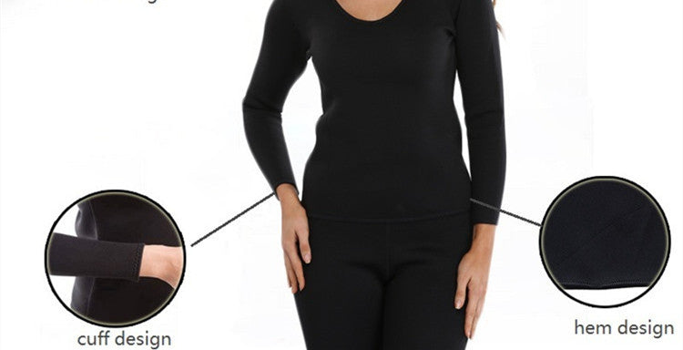 Sweat-Sculpting Long-sleeved Body Tummy Sportswear Angelwarriorfitness.com