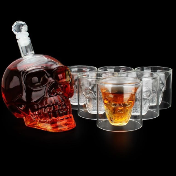 Skull Wine Bottle Vodka Bottle Creative 350ML 550ML 1000ML Angelwarriorfitness.com